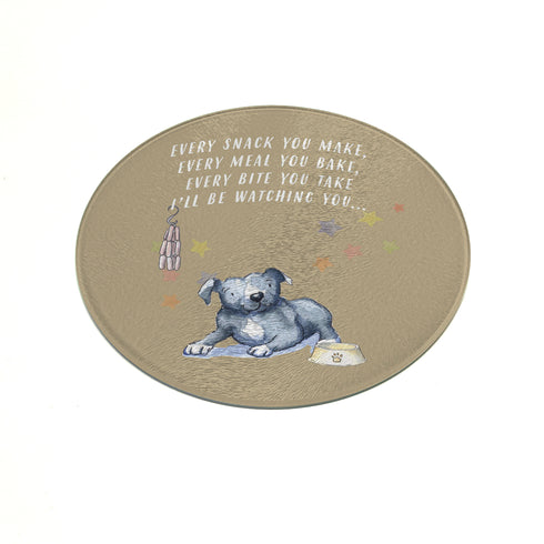 Staffordshire Bull Terrier Grey Trivet